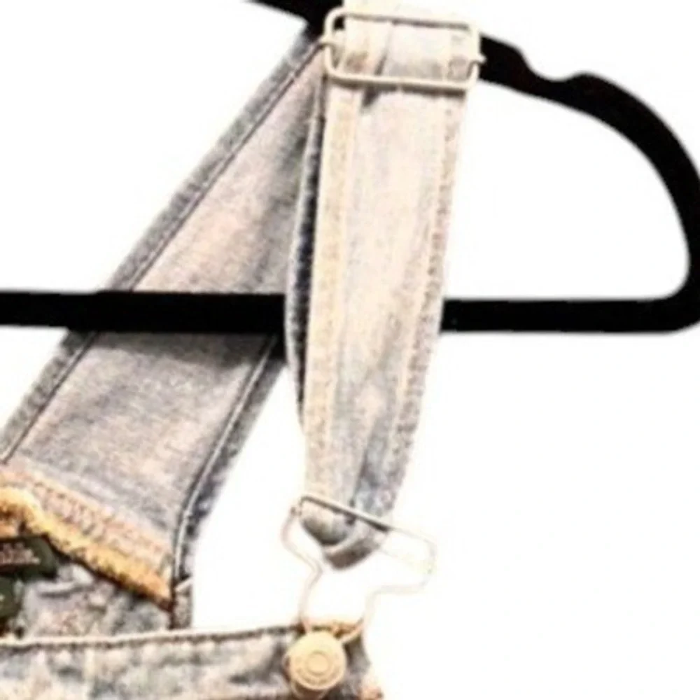 Denim Overalls‎ Shorts Blue Large